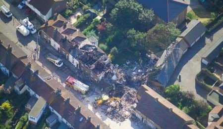 Aerial shot of the scene. Picture courtesy SIMON BURCHETT