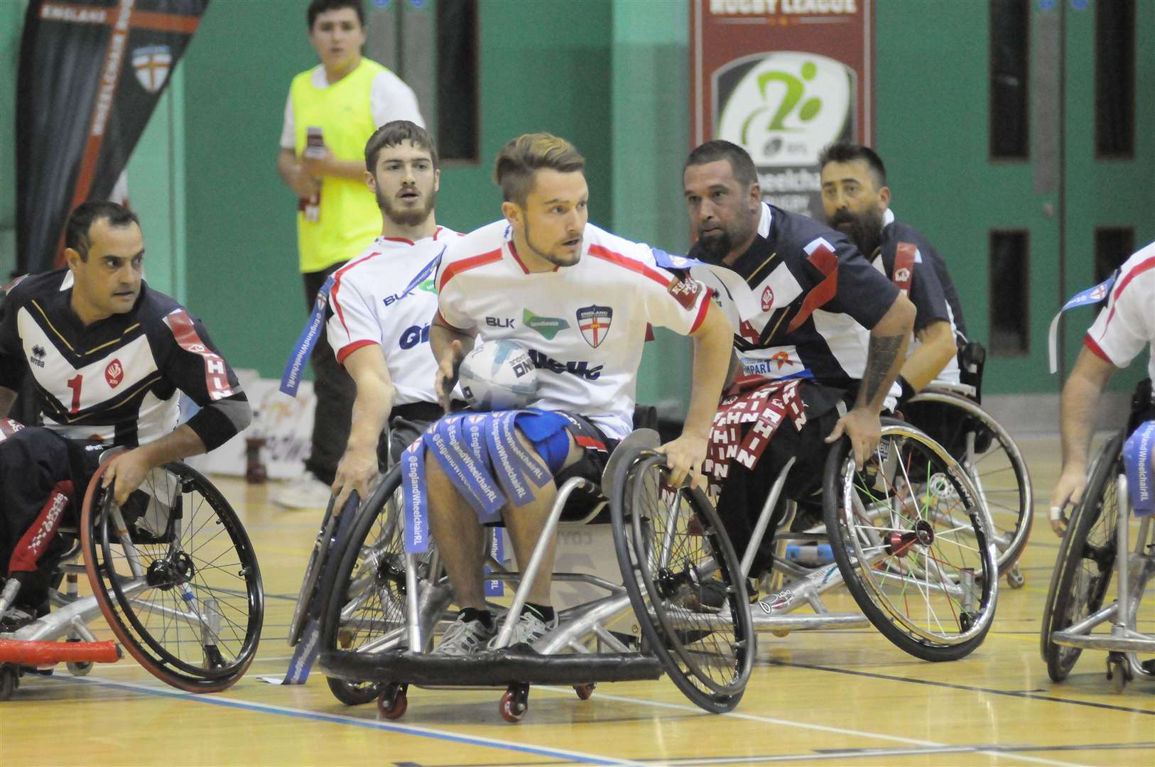 England international Joe Coyd in action for England during a previous tournament at Medway Park Picture: Steve Crispe