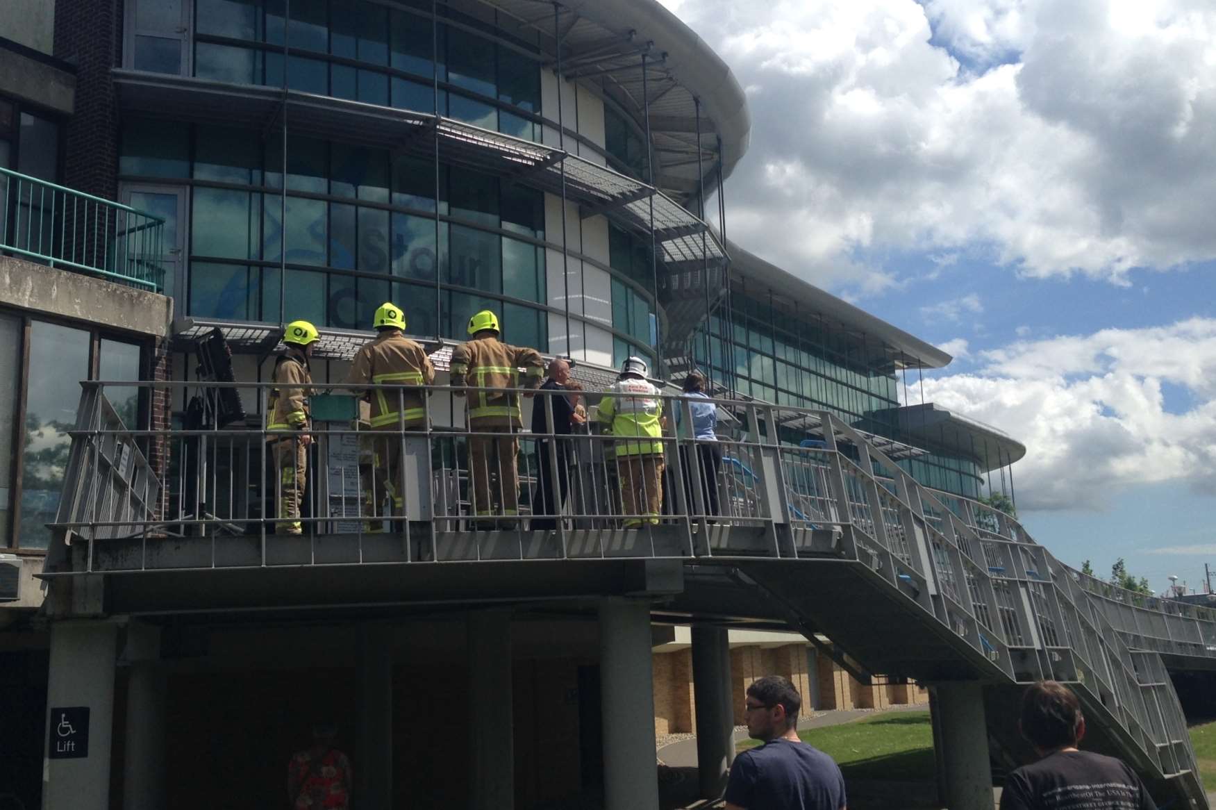 Ashford's Stour Centre in Tannery Lane evacuated by Kent Fire and ...