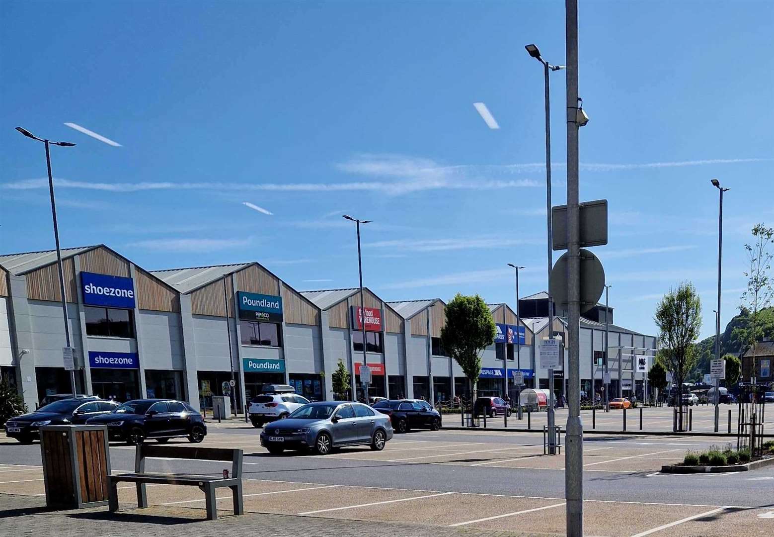 St James Retail Park in Dover is also home to Poundland and Iceland. Picture: Sussex Beds