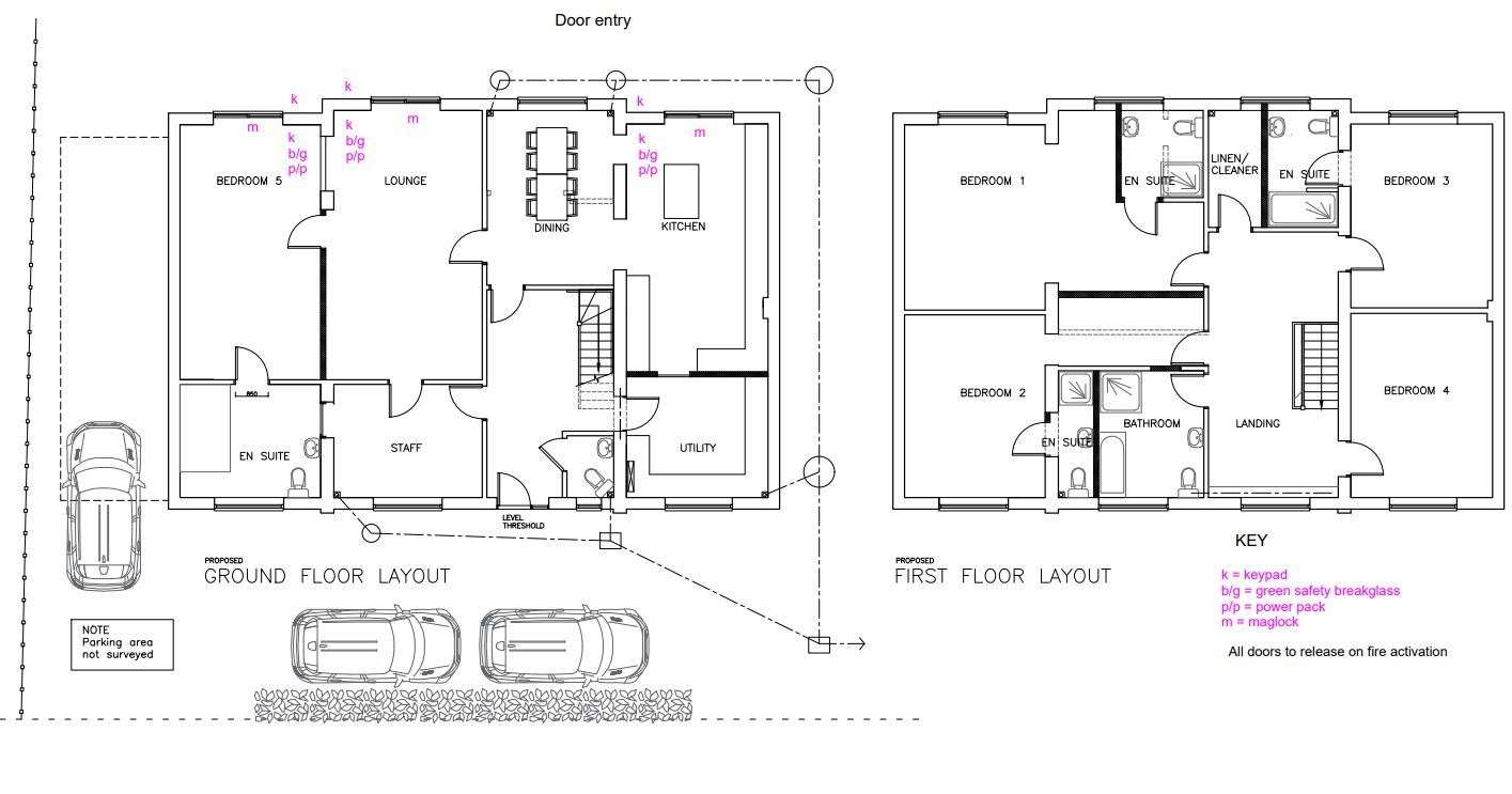 Plans from the Oak Lane, Minster, Planning application. Picture: SBC