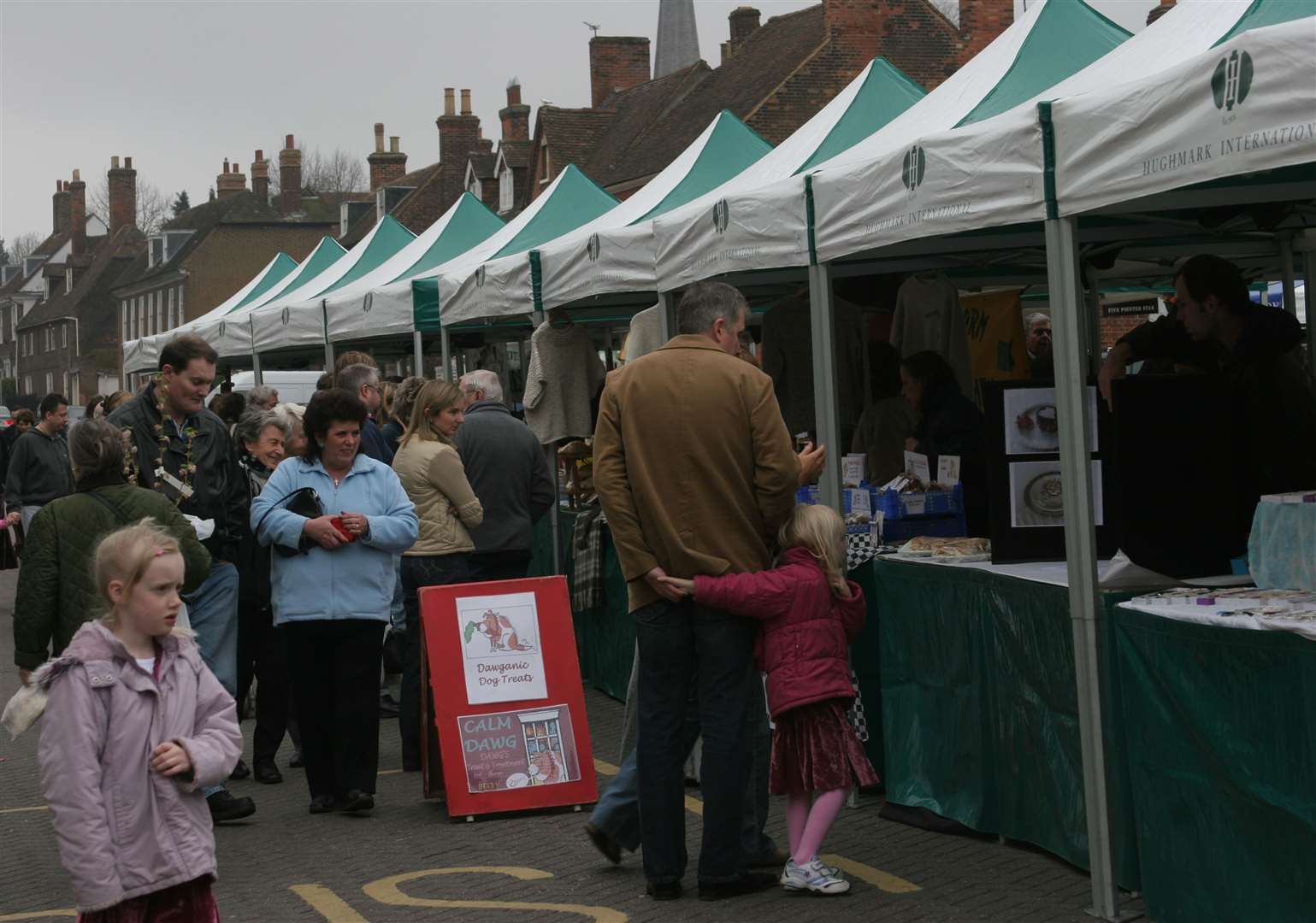 West Malling Farmer's Market. Stock pic