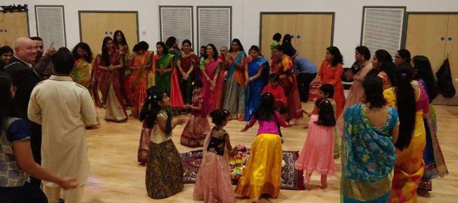 Women and children enjoyed the traditional dancing at the festival