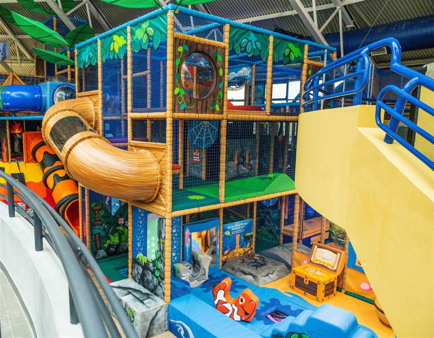 The new Amazon-themed soft play area