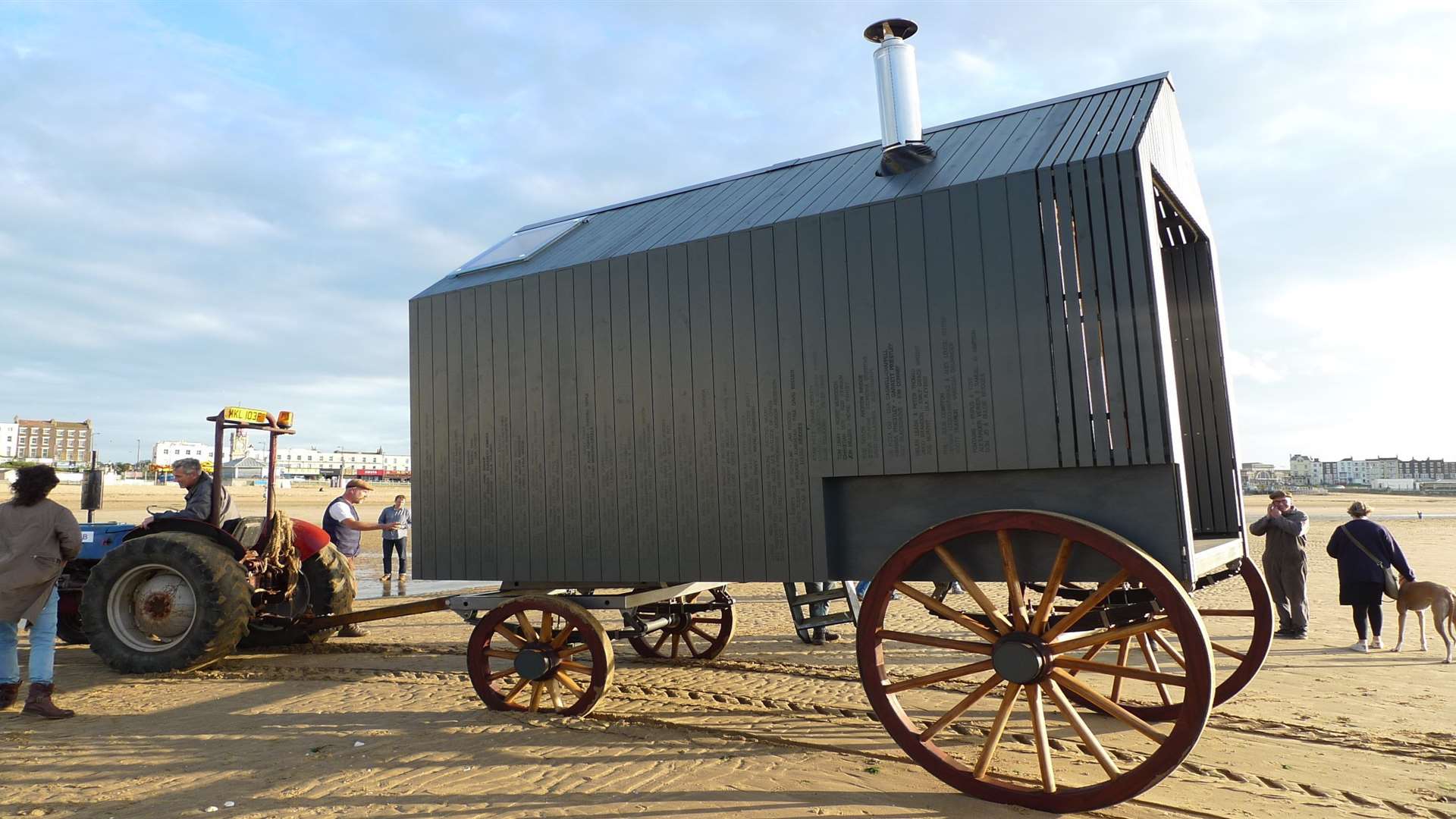 The sauna on wheels set to feature in George Clarke's Amazing Spaces. Picture: Re-Works Studio Ltd