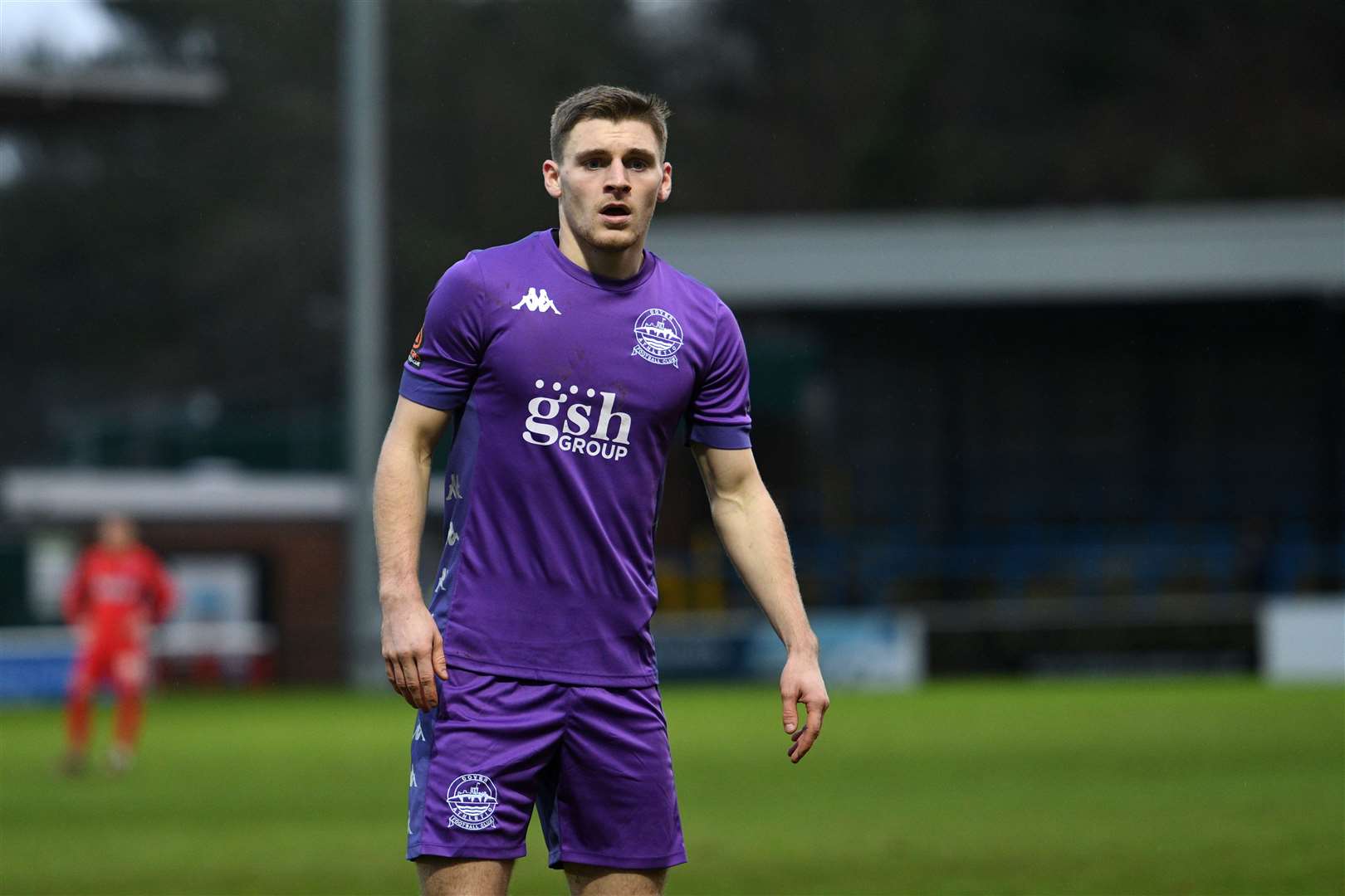 Dover's Henry Woods - on loan at Crabble from Gillingham. Picture: Barry Goodwin (53955677)