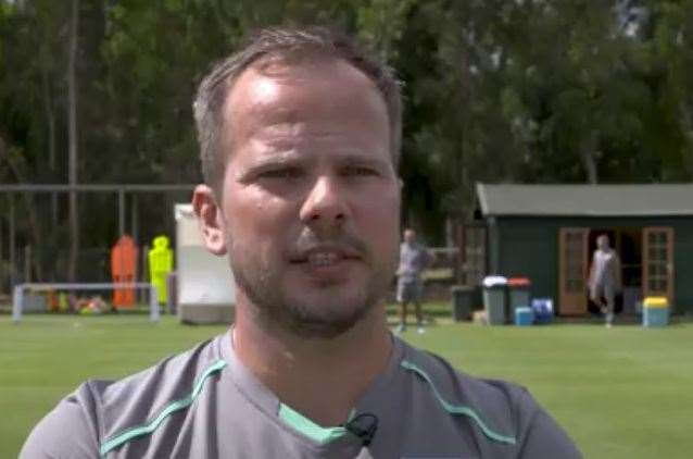 Stephen Clemence has been appointed as Gillingham's first team head coach Picture: Aston Villa FC YouTube