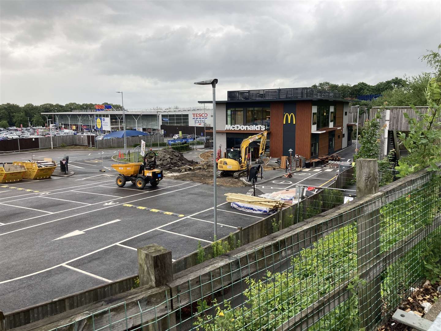 McDonald's in Rainham is undergoing an upgrade to install a digital drive-thru (48815922)