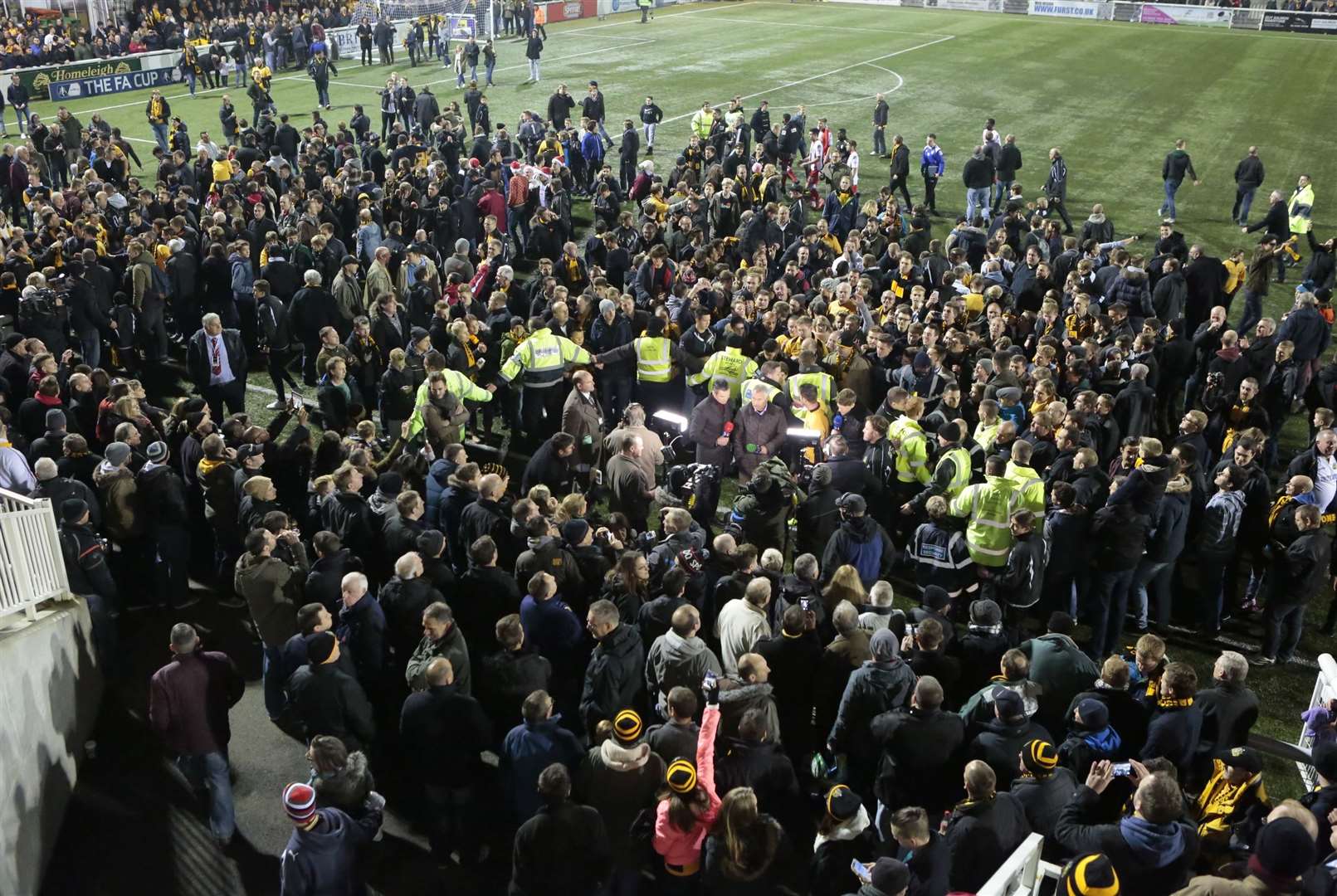 Thousands of fans will be watching Maidstone United take on Ipswich tomorrow. Picture: Martin Apps