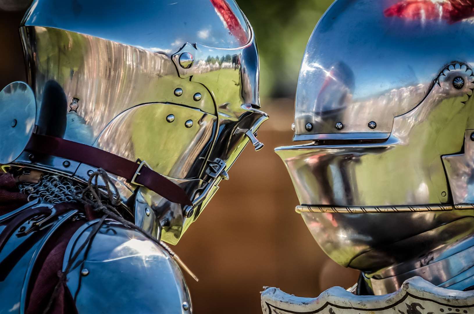 Medieval jousting at Leeds Castle, Maidstone Picture: ARW Photography