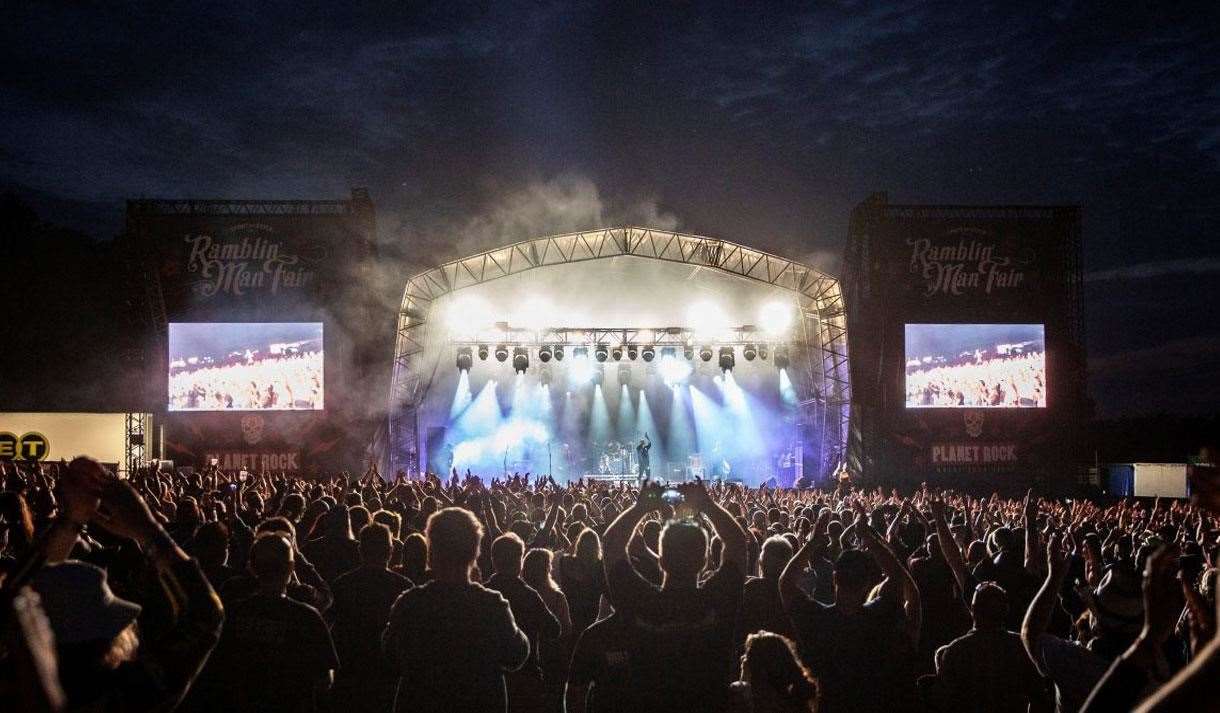 Ramblin' Man Fair in Mote Park, Maidstone