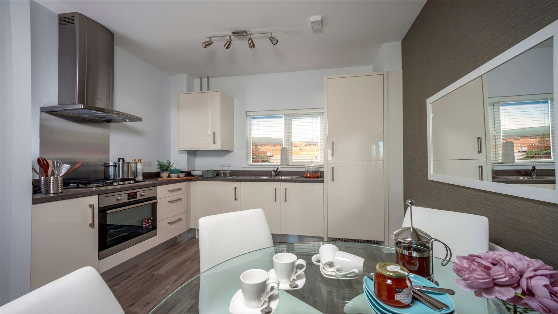 The kitchen/diner area at the property at Archers Park development