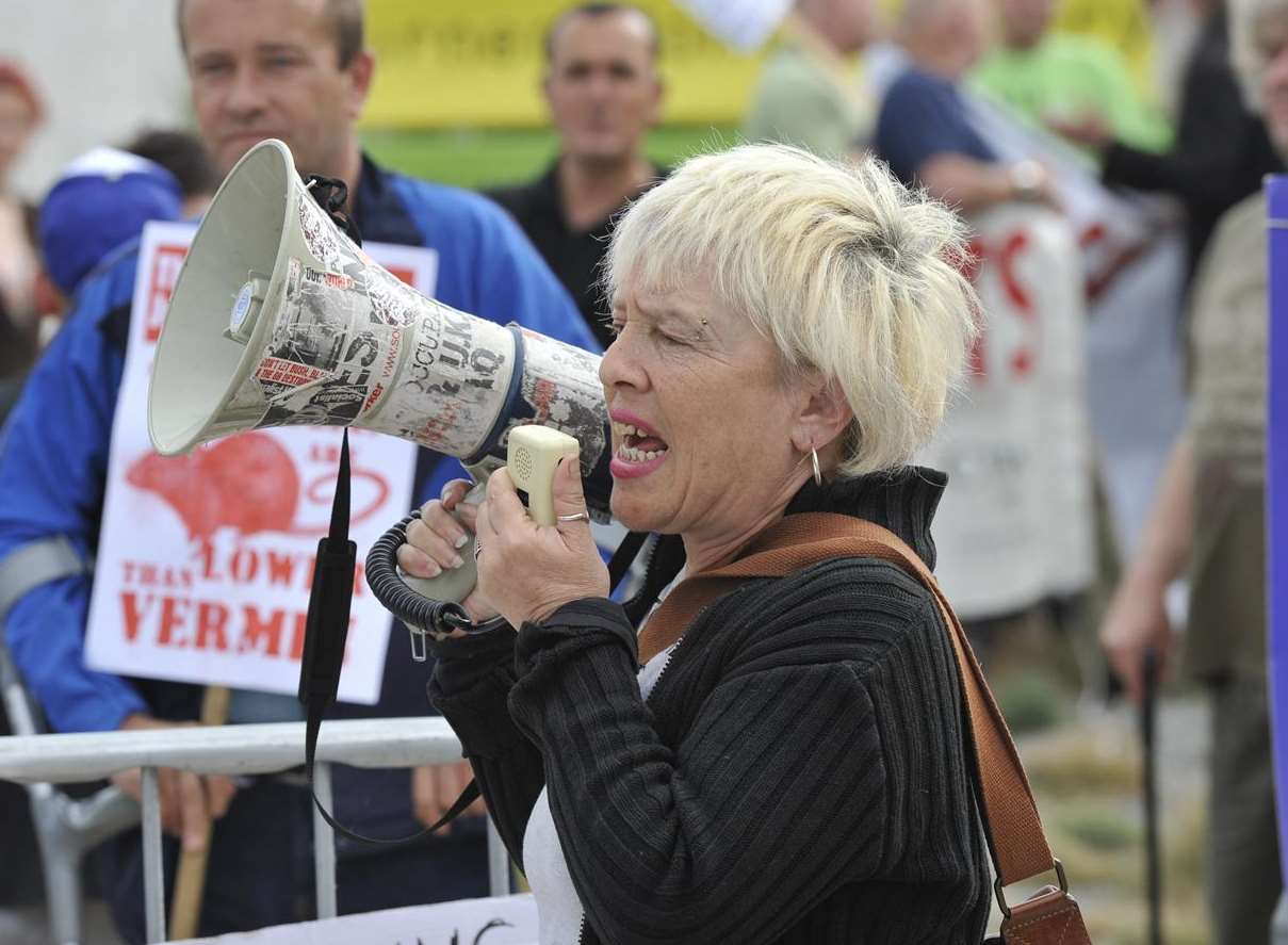 Thanet Stand Up To UKIP campaign co-ordinator Bunny La Roche