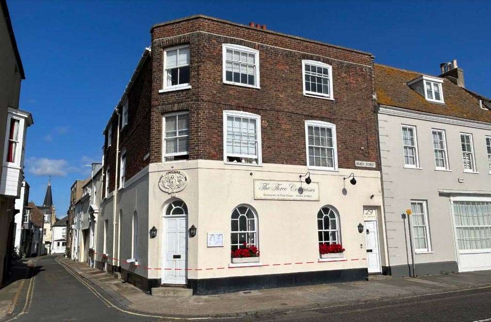 The Three Compasses in Beach Street, Deal could be converted into two homes. Picture: Smith Group