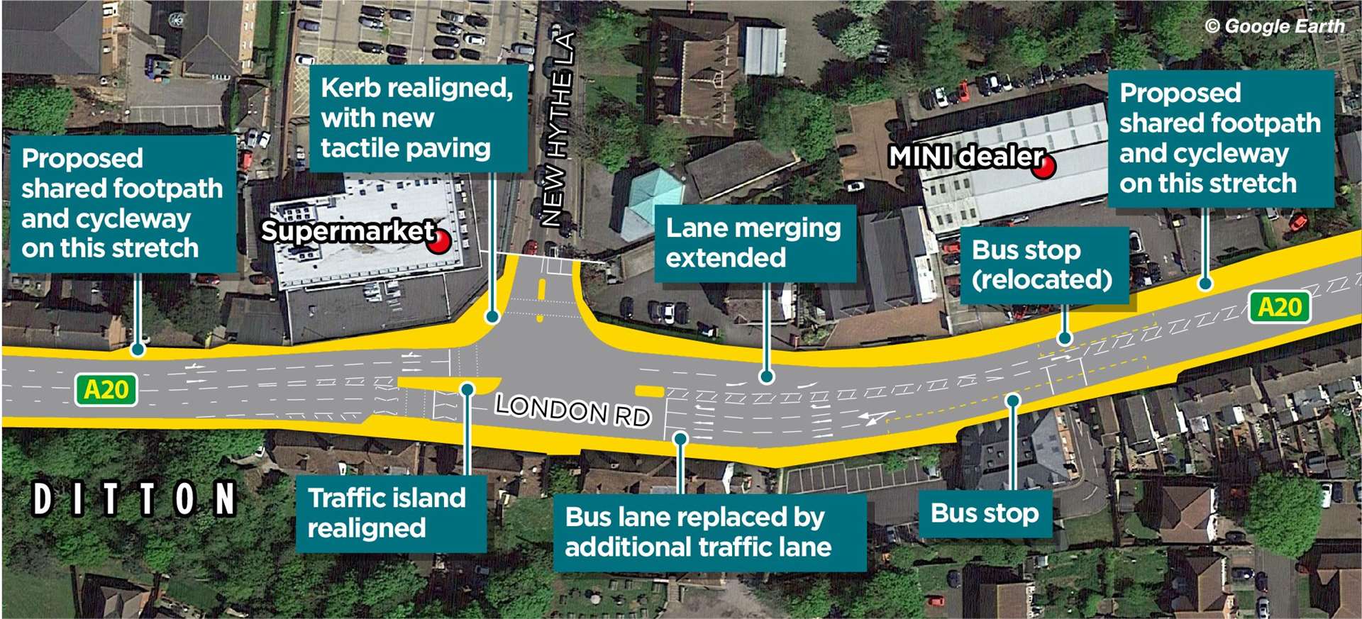 Plans for A20 London Road