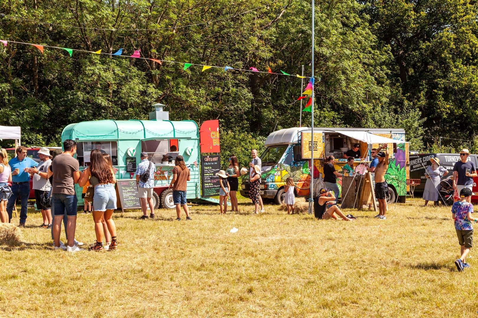 Around 2,000 people attended last year's Blue Reef Festival near Maidstone. Photographer: Richard Butters