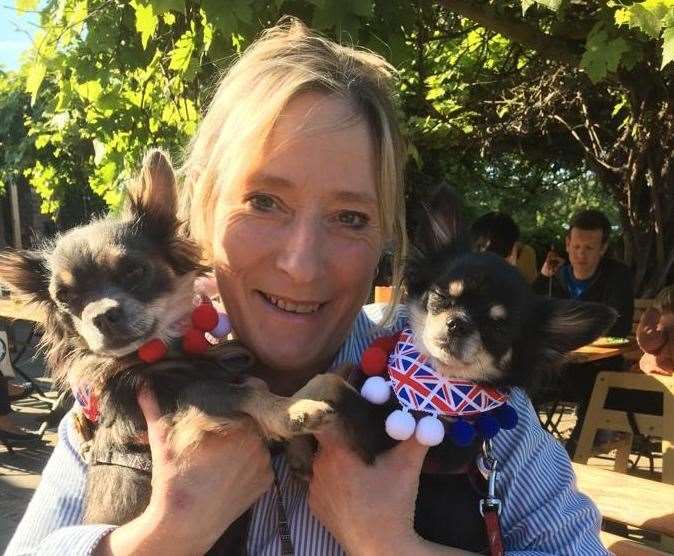 Tessa with Evie (left) and Ava (right). PIcture: Tessa Burr