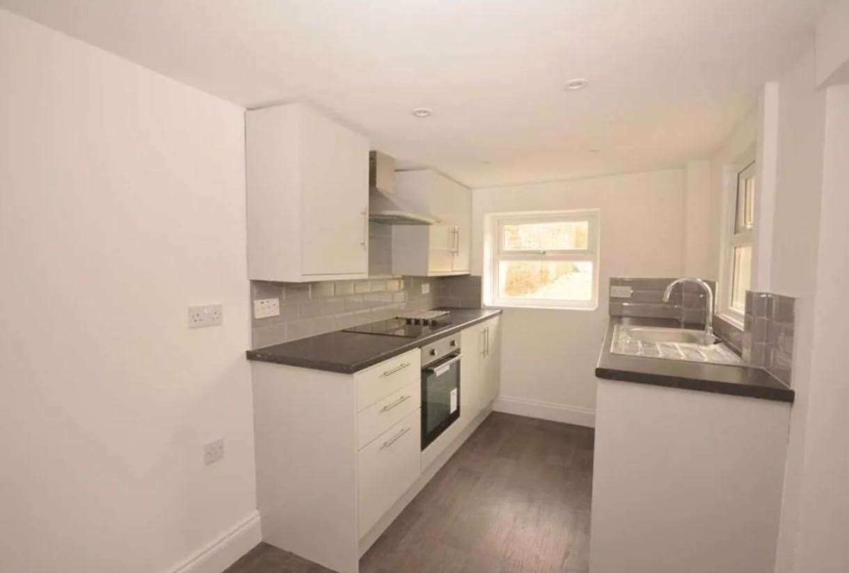 The kitchen in the four-bed home. Picture: Zoopla / Cooke & Co