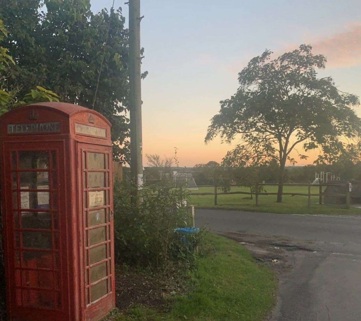 It's on the corner of Maytham Road and Winser Road. Picture: The Rolvenden Layne Sound Museum