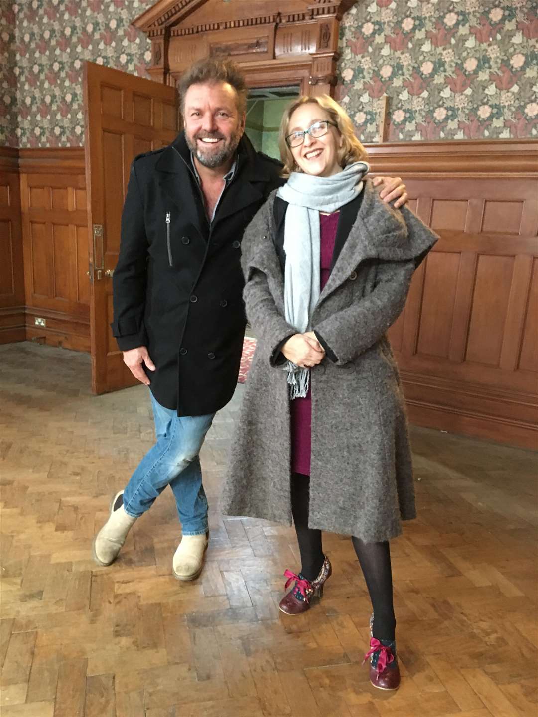 TV presenter Martin Roberts with Dalia Halpern-Matthews (5711801)