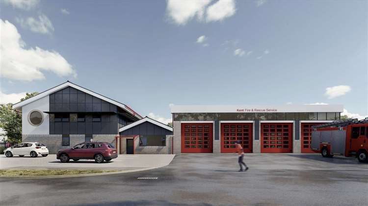 The existing Ashford fire station facility will be upgraded as part of the plan. Picture: Bond Bryan/KFRS