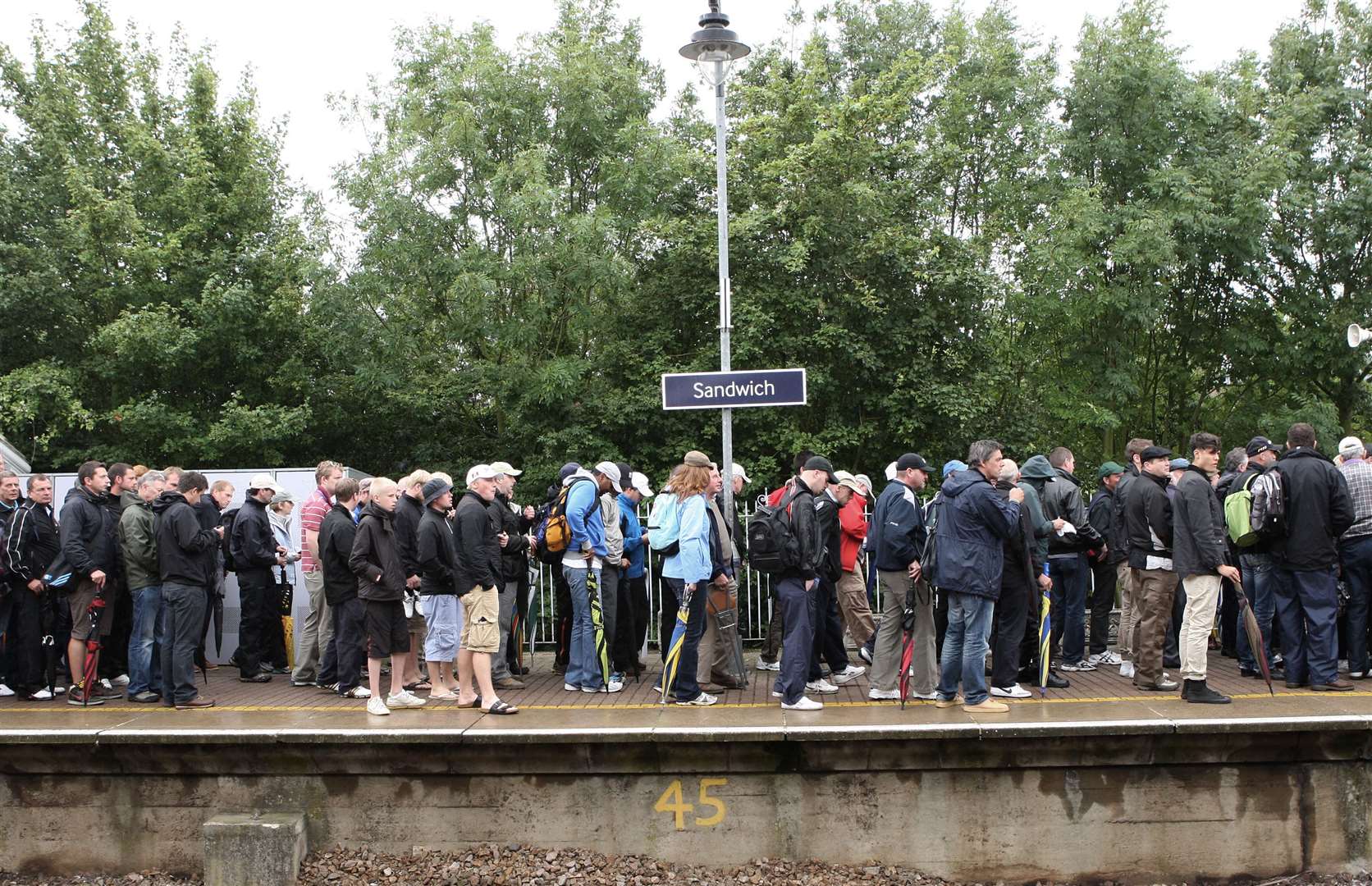 The extended platforms, extra bridge and new entrance should ease congestion at Sandwich railway station Picture: Terry Scott