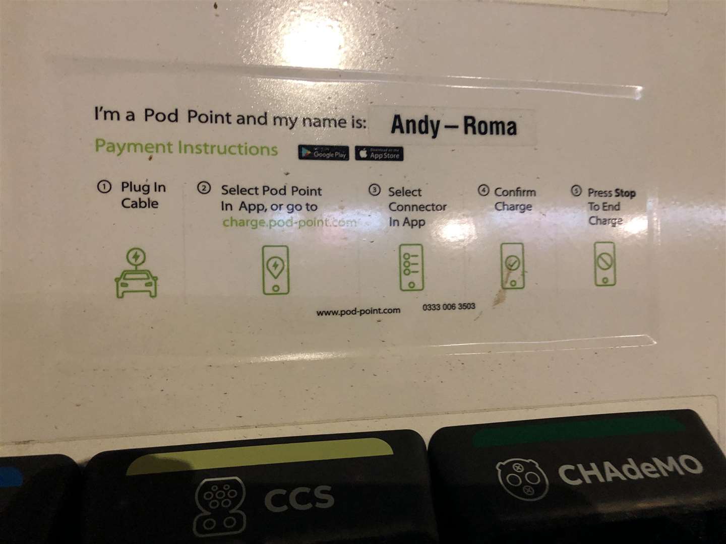 Podpoint charger at Lidl, Ditton. Picture: James Piddock (56217624)