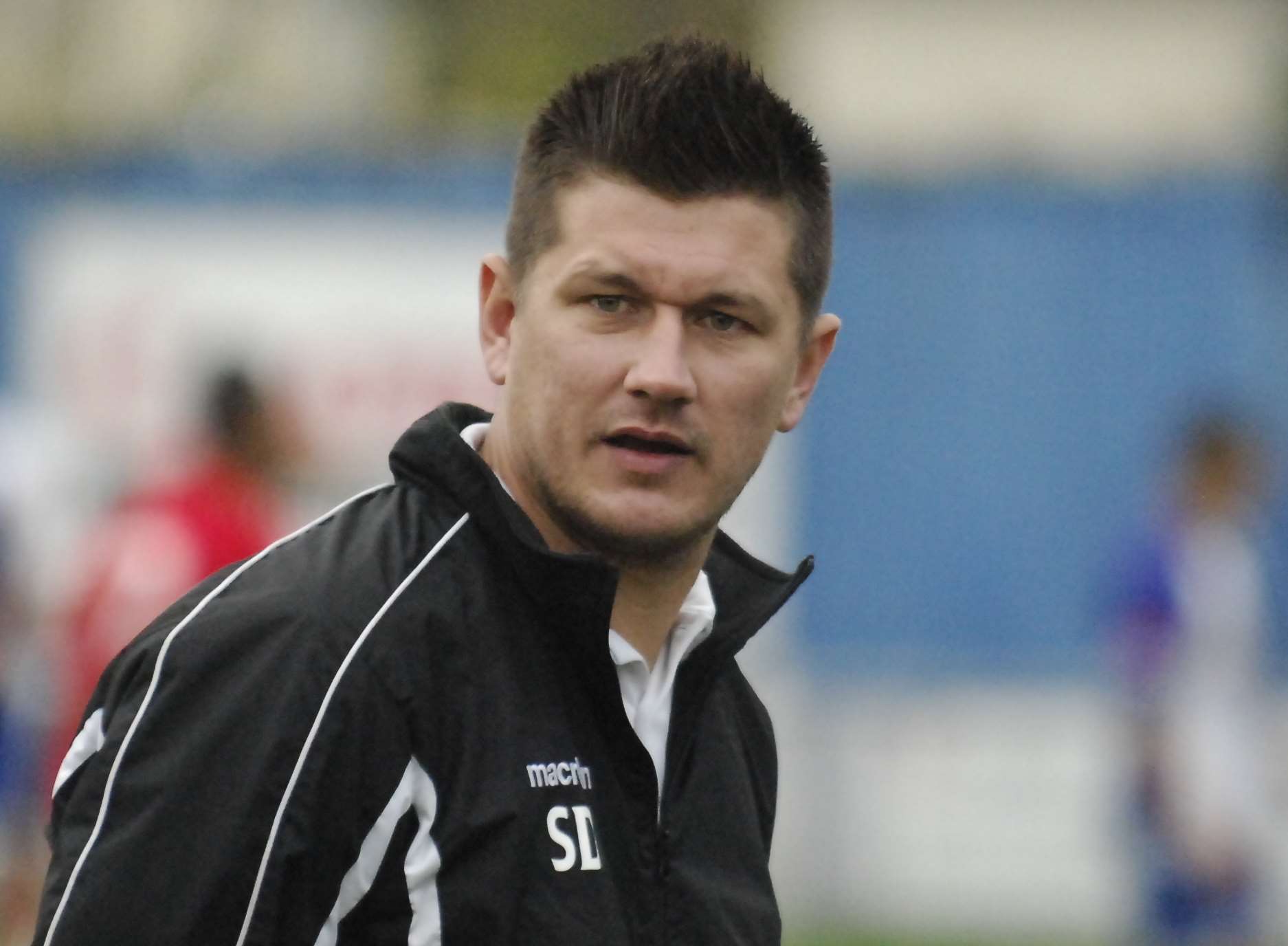 Herne Bay manager Sam Denly. Picture: Chris Davey