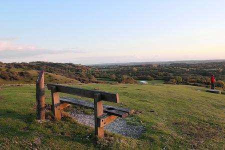 The view from The Devil's Kneading Trough above Wye