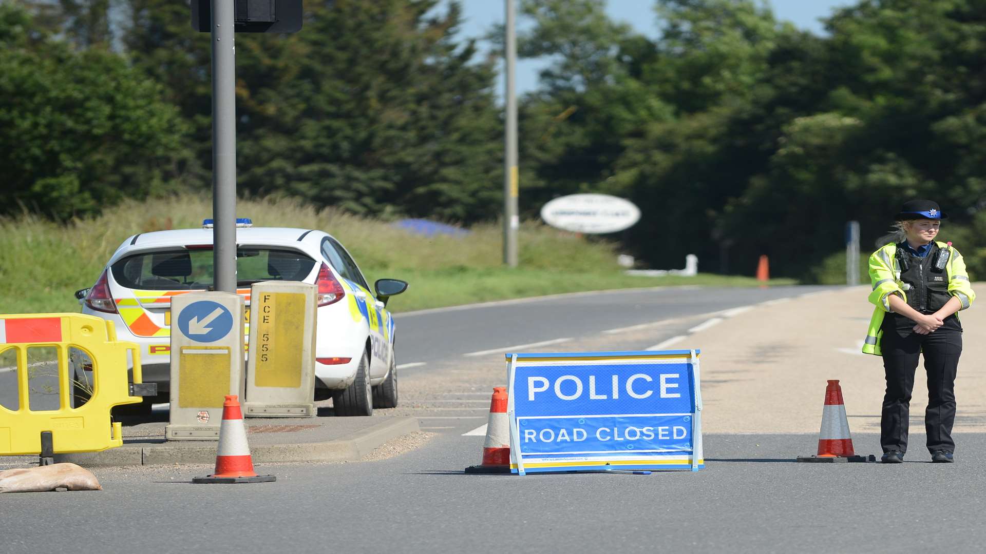 The road was closed for more than eight hours