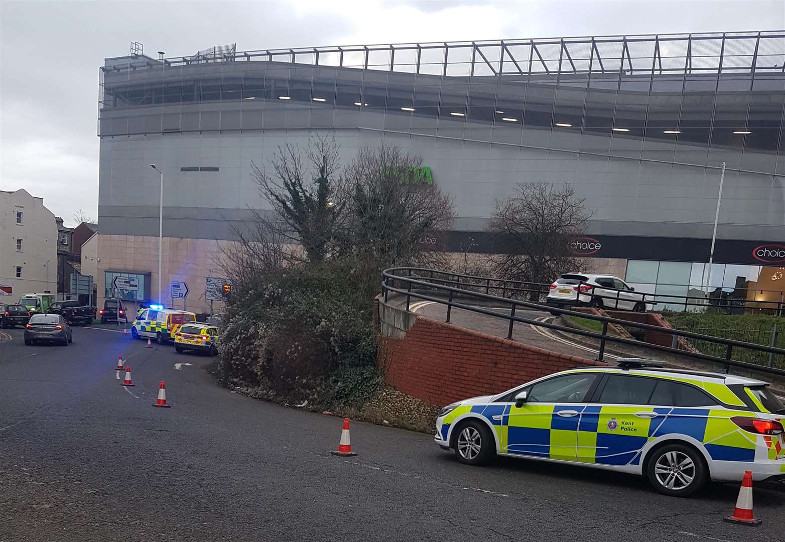 The scene near Asda. Photo: Sean Axtell (6823968)