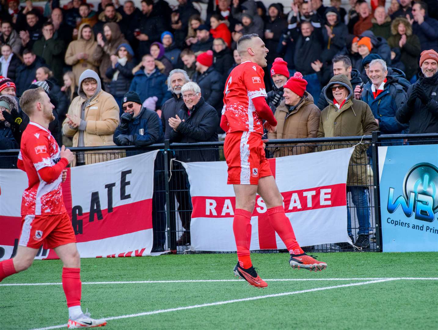 Ramsgate striker Joe Taylor. Picture: Stuart Watson