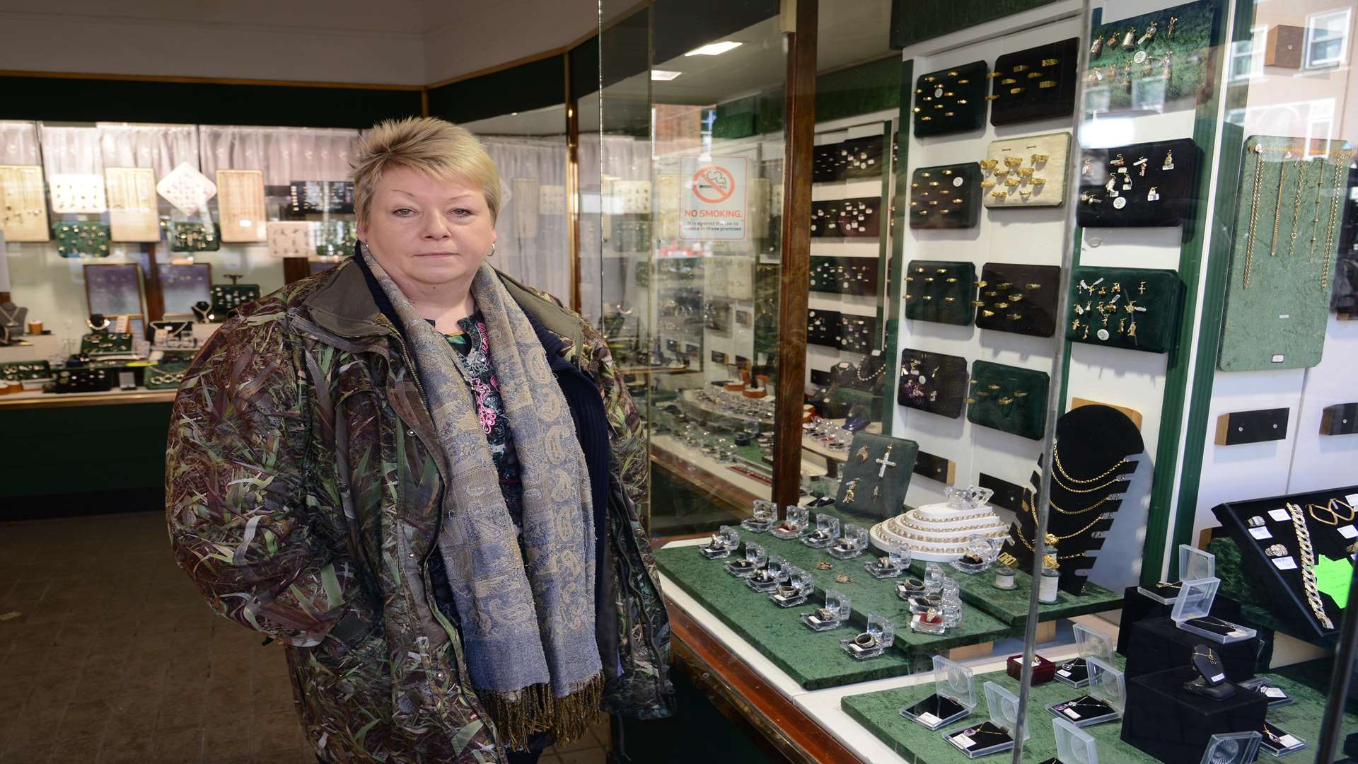 Jill Archer in Goldmine Jewellers. Picture: Gary Browne