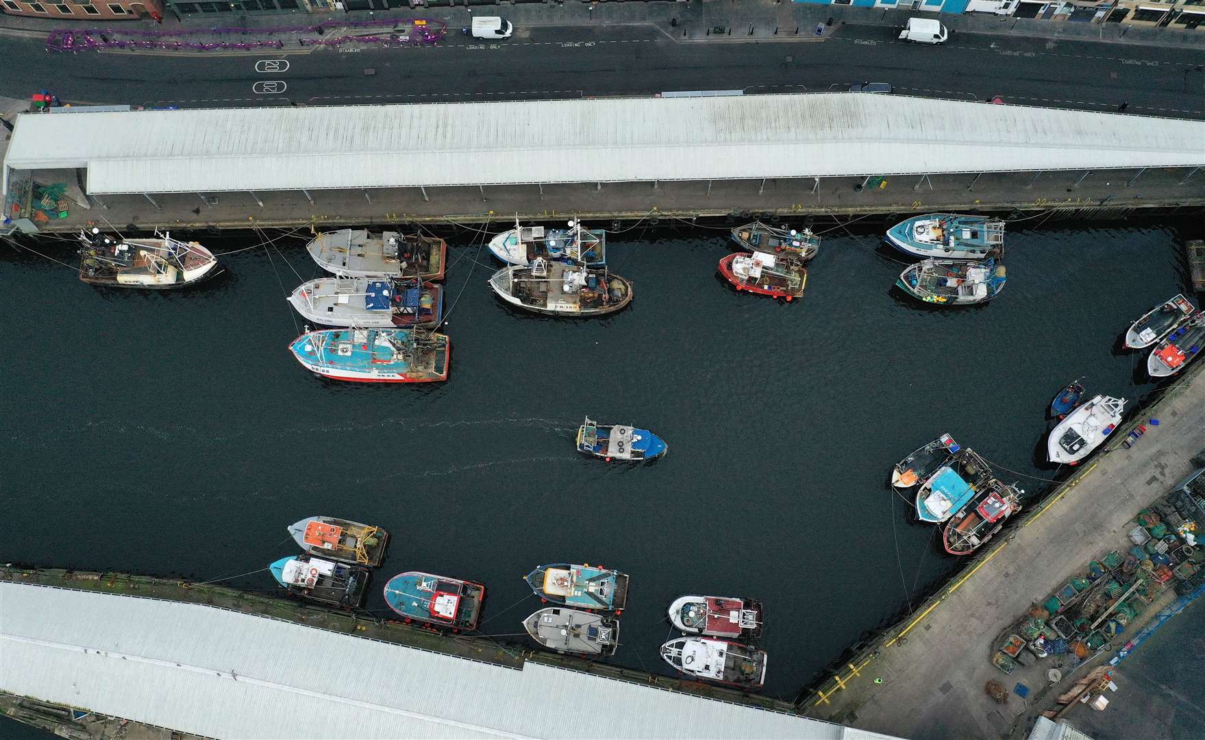 Fishing boats (Owen Humphreys/PA)