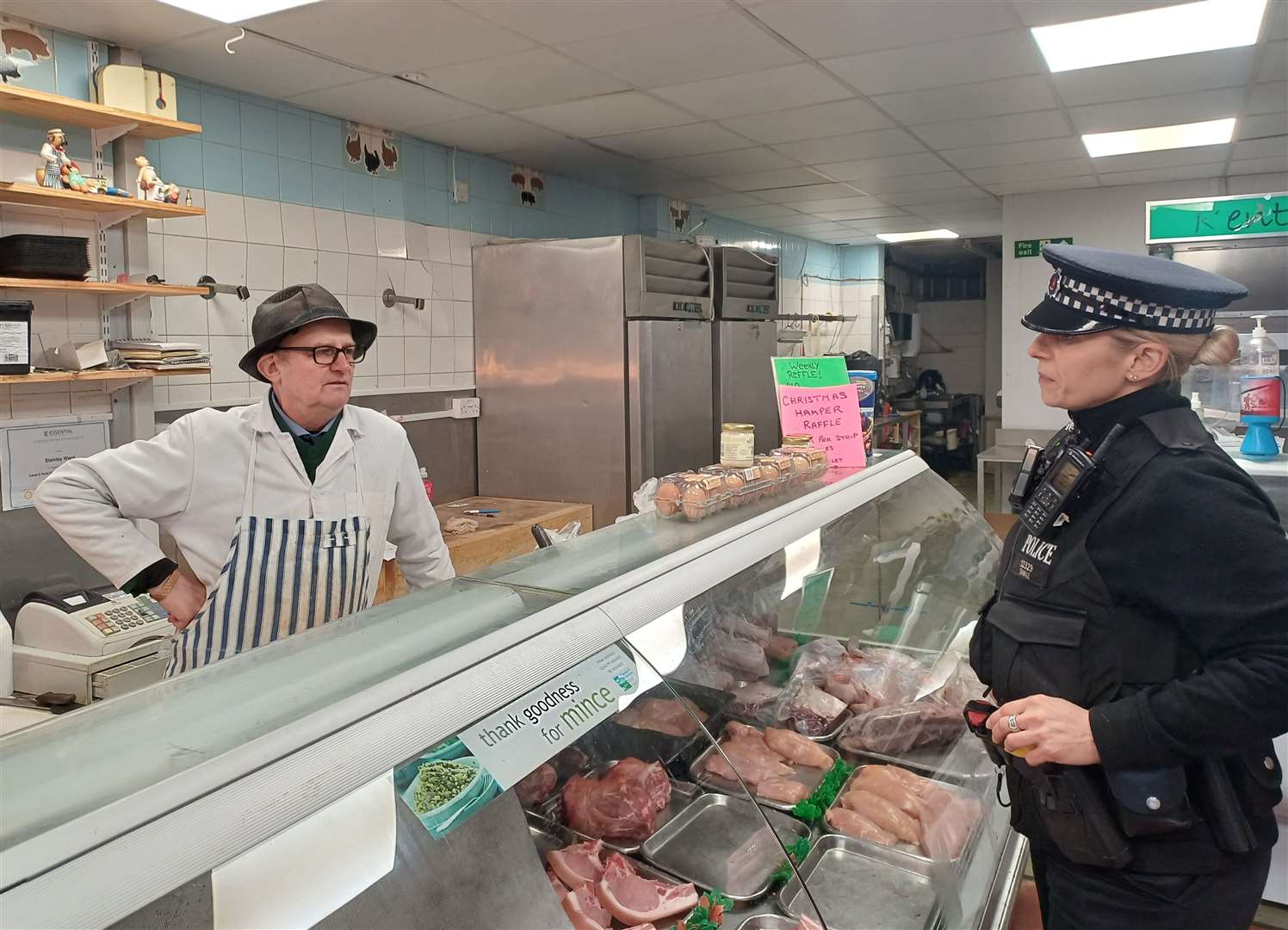 Butcher Stanley Ward, who runs Kent Fresh Foods in Sheerness High Street, says it is great having a direct point of contact