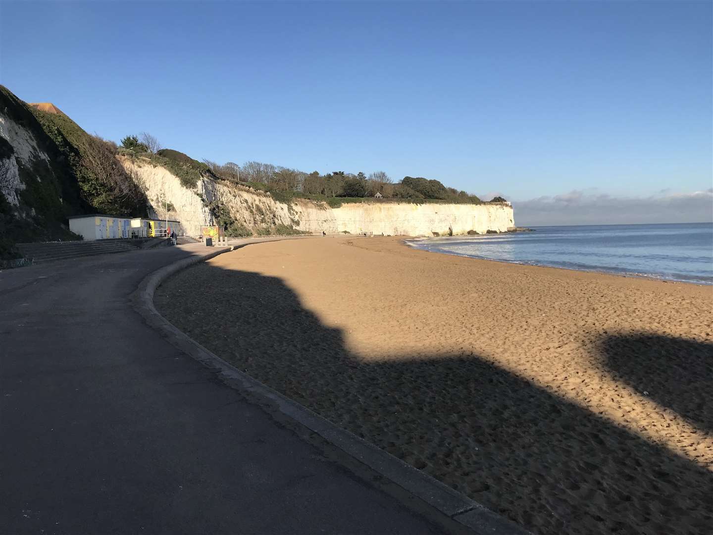 The view looking over Stone Bay