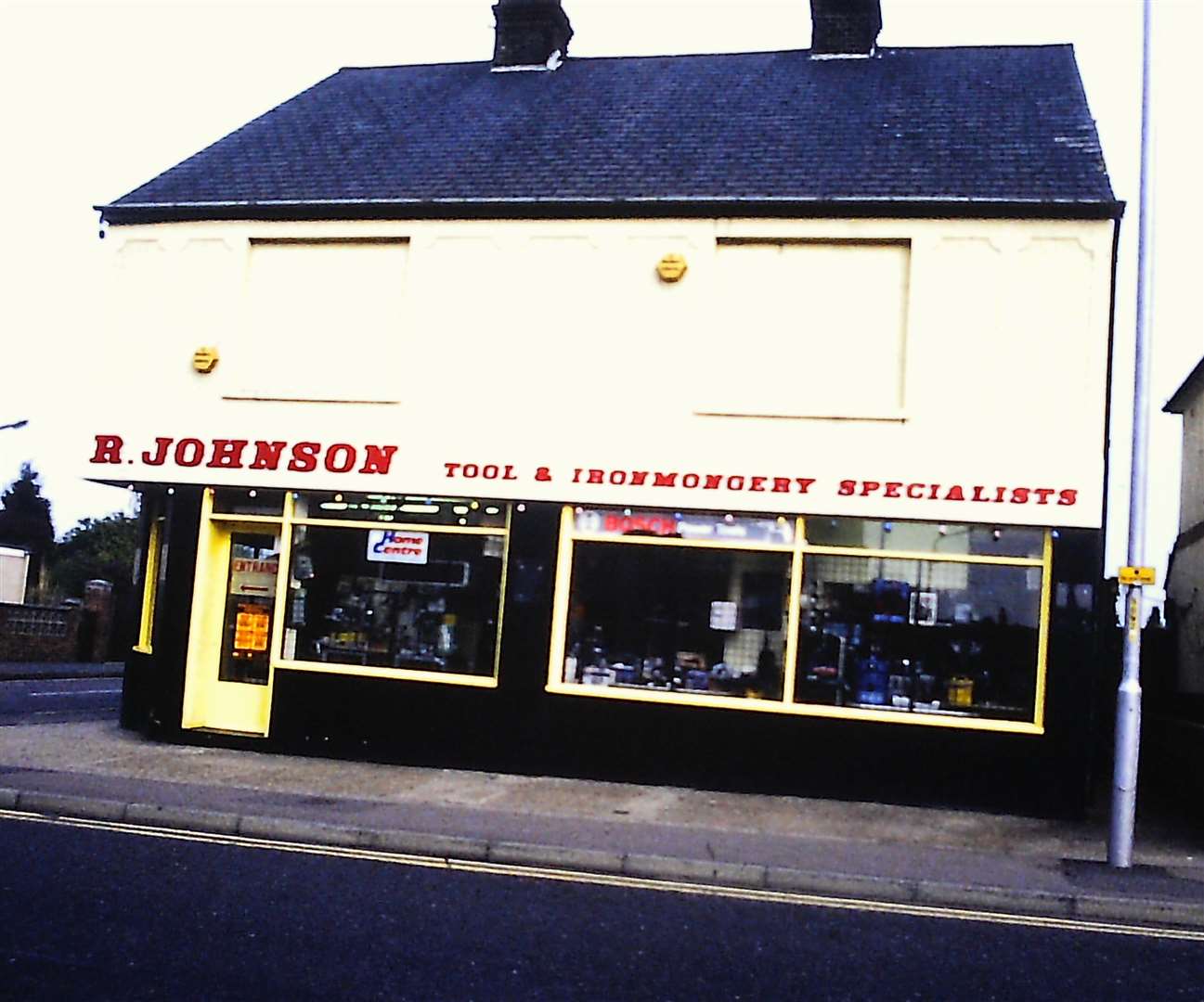 Johnson's hardware and ironmongery store in Station Road, Rainham