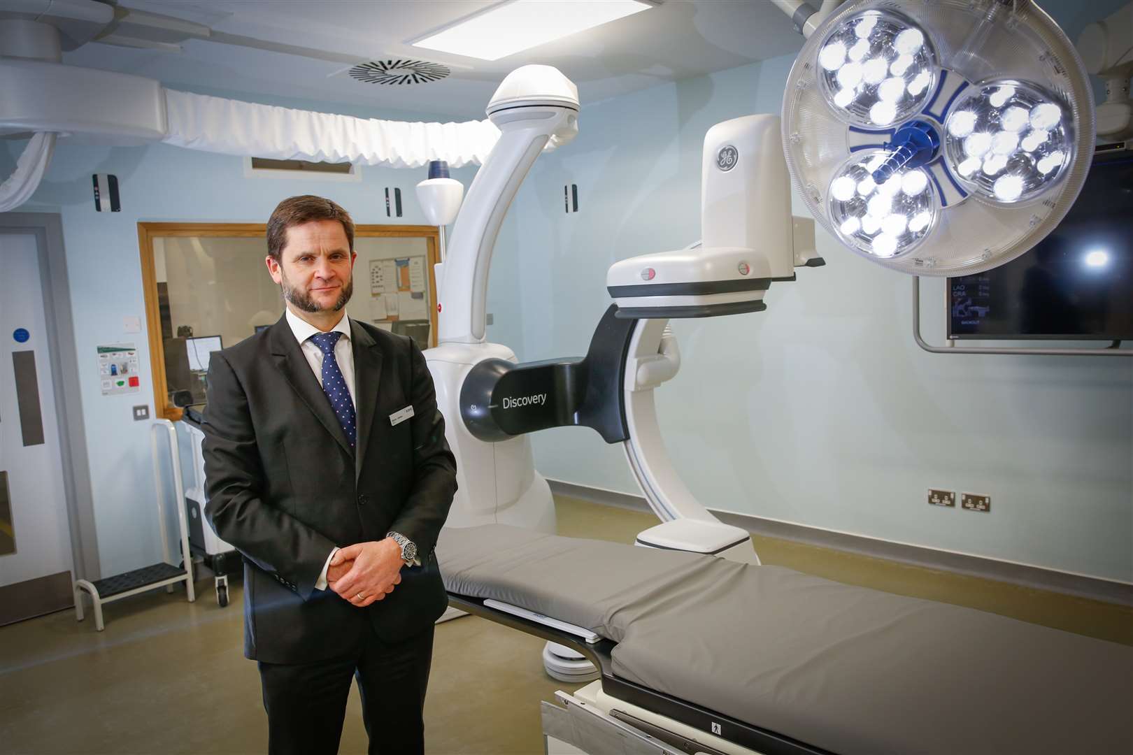 KIMS Hospital chief executive Simon James in one of the operating rooms