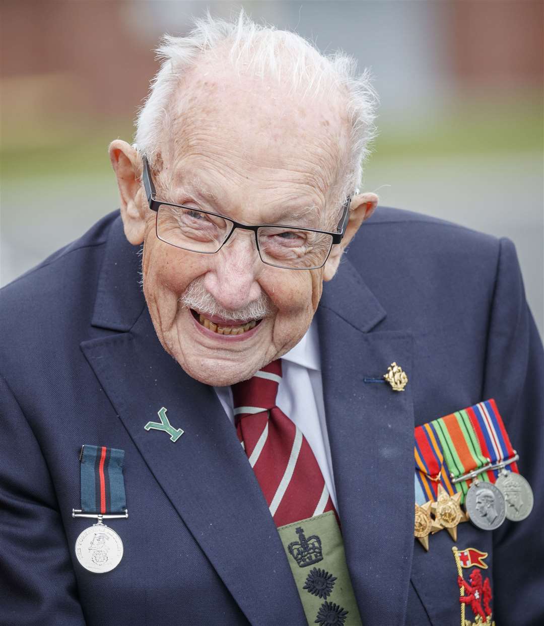 Captain Sir Tom Moore appeared on a charity single with Michael Ball (Danny Lawson/PA)