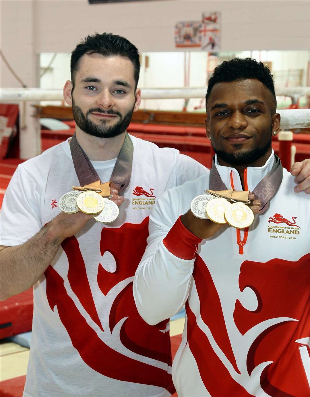 Pegasus gymnasts James Hall and Courtney Tulloch Picture: Sean Aidan