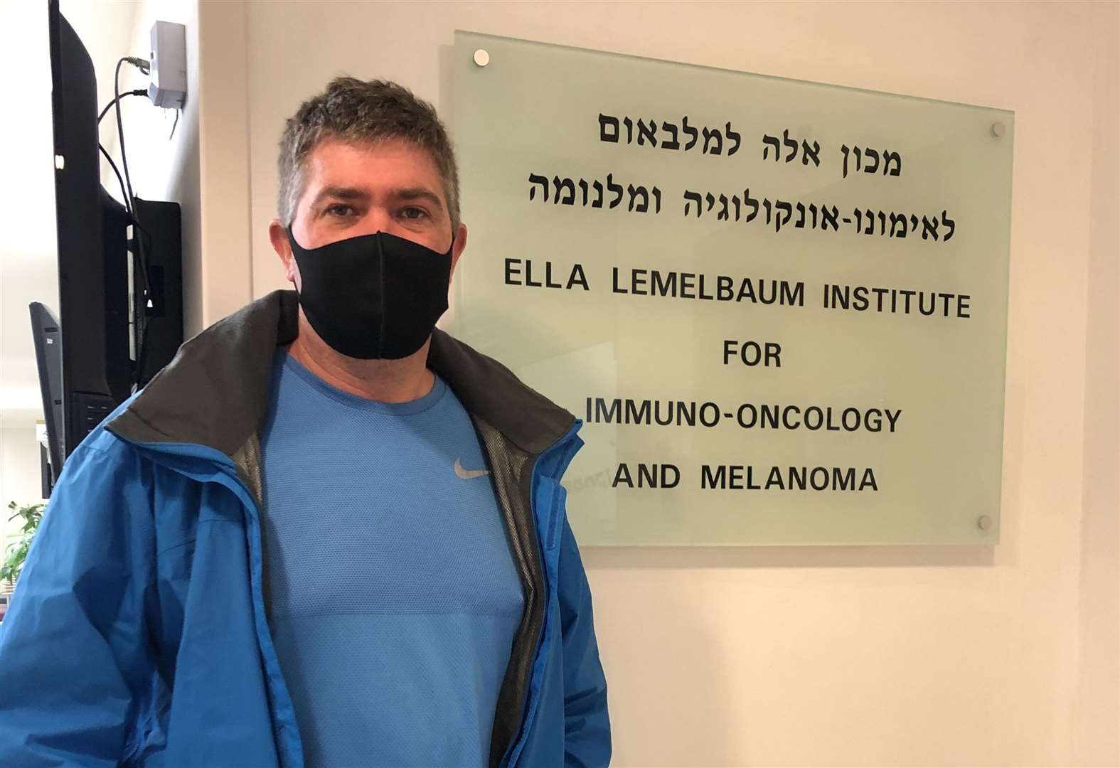 Mark had treatment in Israel last year