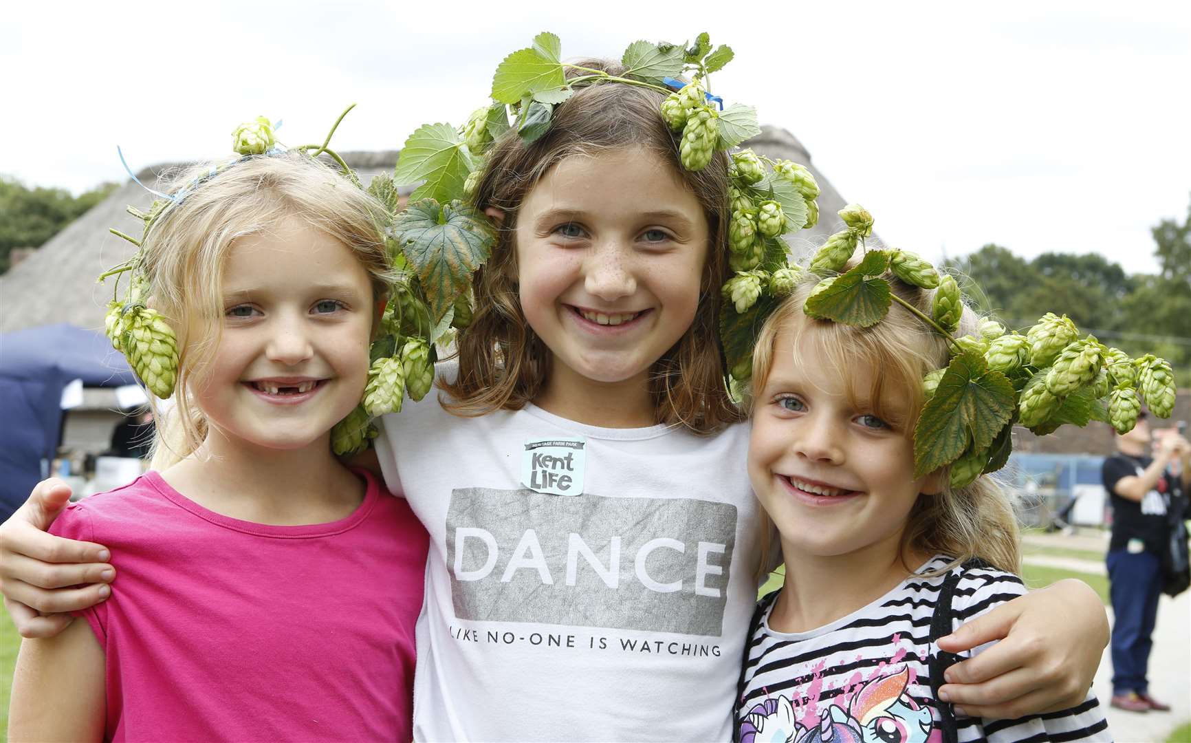 The Hops ‘n’ Harvest Beer Festival is back. Pictured enjoying last year's are Sophie, Holly & Emily Hargreaves Picture: Andy Jones