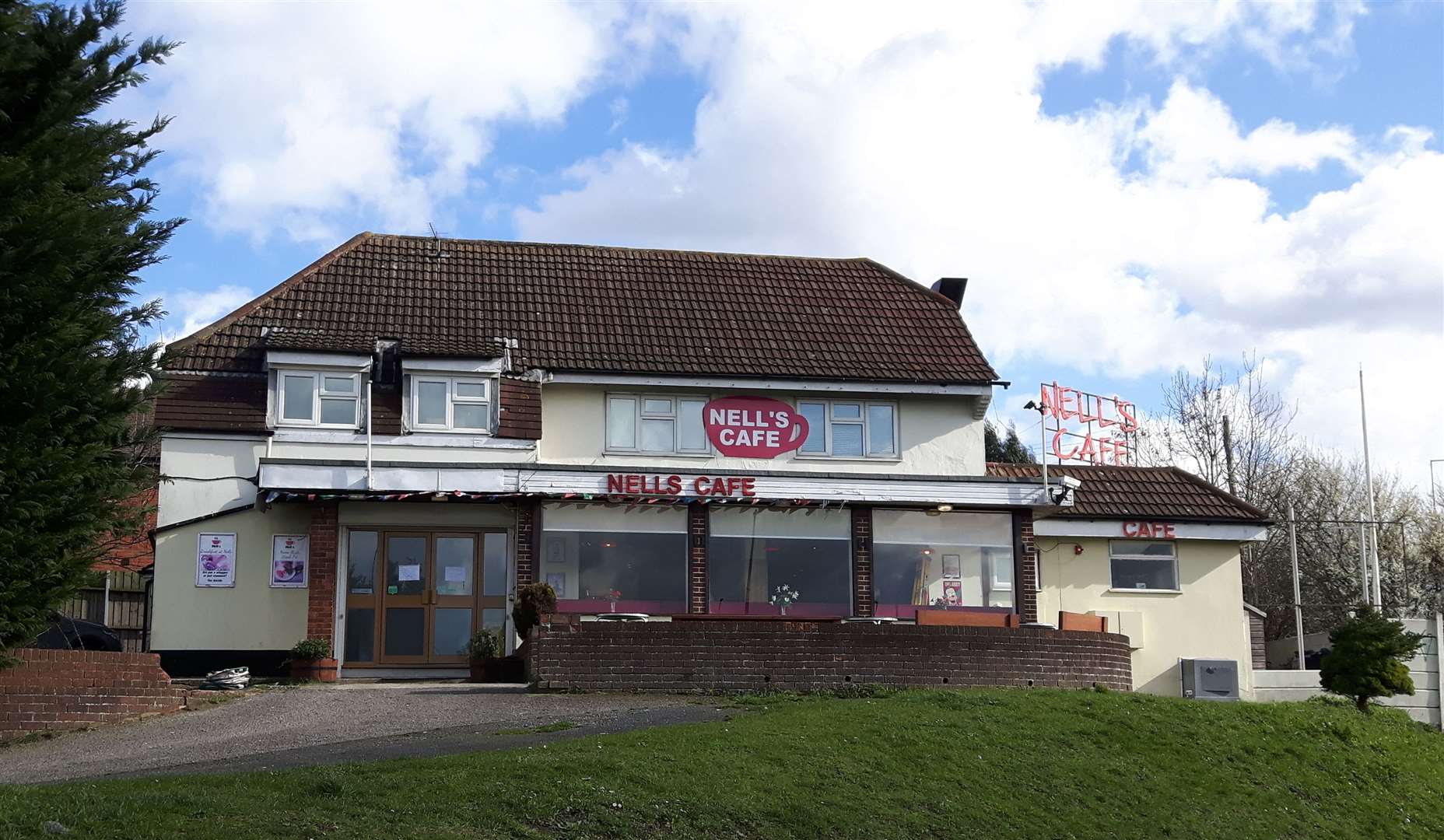 Nell's Cafe in Gravesend has been used as a location in Idris Elba's comedy series In The Long Run