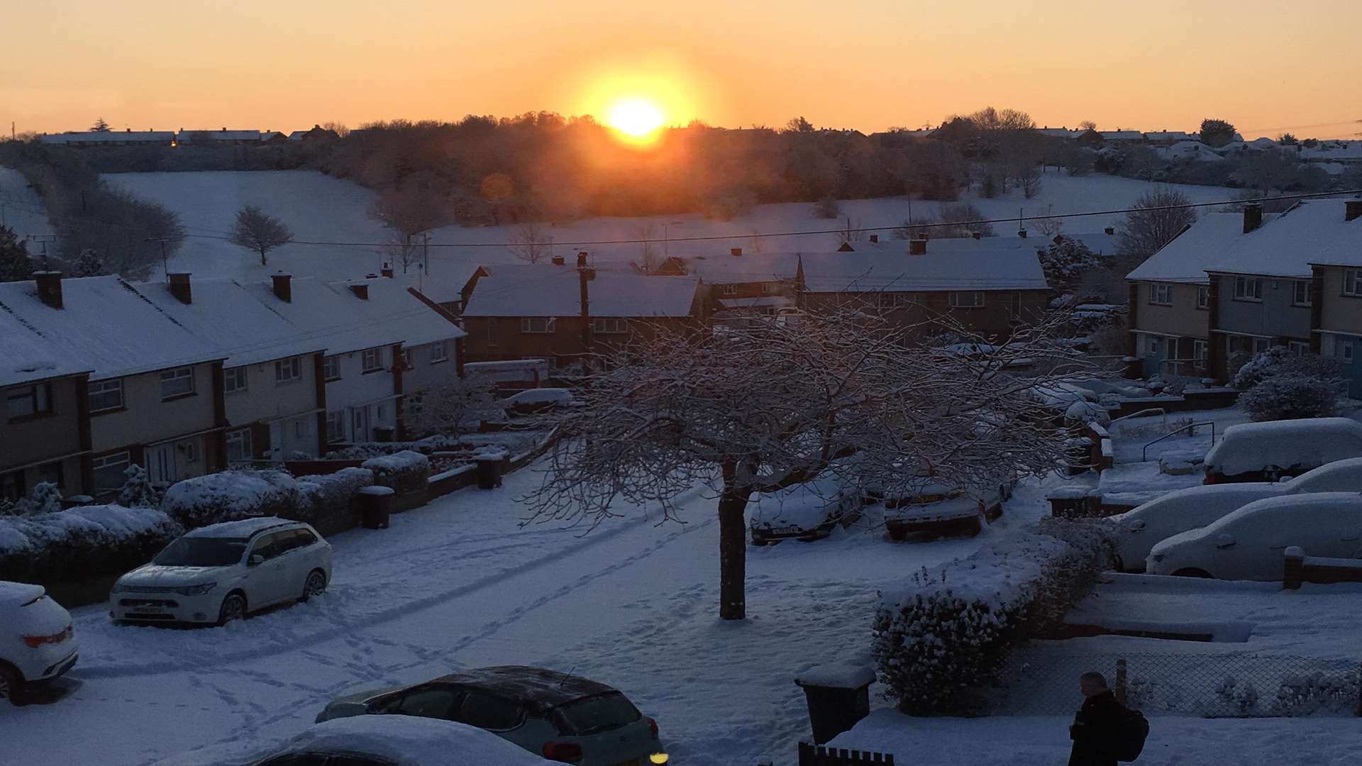 This sunrise in Gravesend looks brilliant. Picture: Lauren Cutler