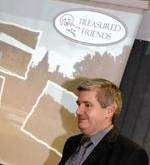 Carl Bolton from Treasured Friends makes his presentation