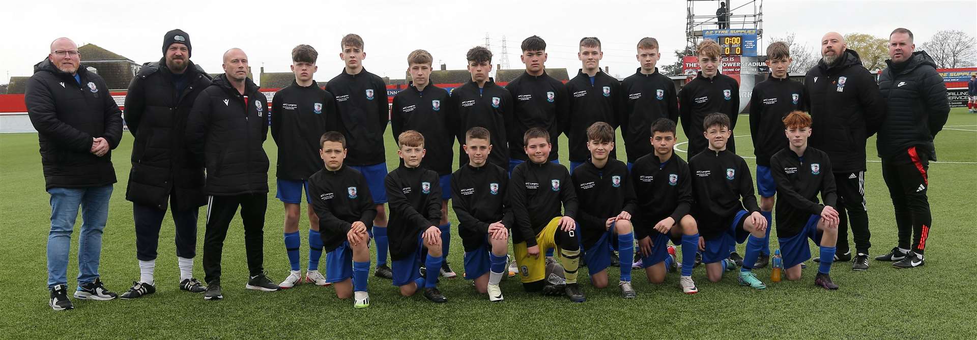 AFC Langney - beaten in the Kent Merit Under-14 Boys Plate Final. Picture: PSP Images