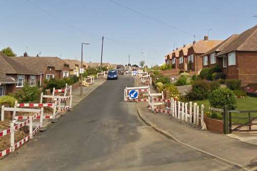 The incident happened in Strode Park Road in Herne