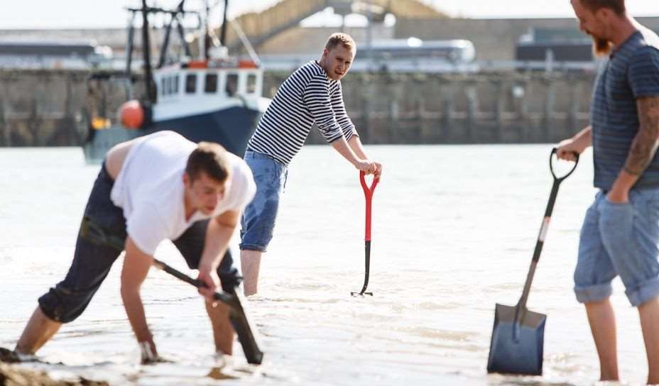 Treasure hunters on the beach. Picture: Situations UK