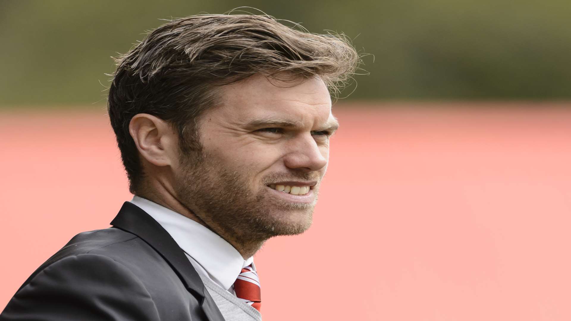 Ebbsfleet United manager Daryl McMahon Picture: Andy Payton