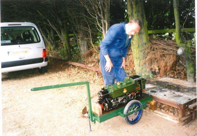 Dougie Shaw, 82, had his 'speedy' taken from the containers in Thong Lane. Picture: GMME (7205706)